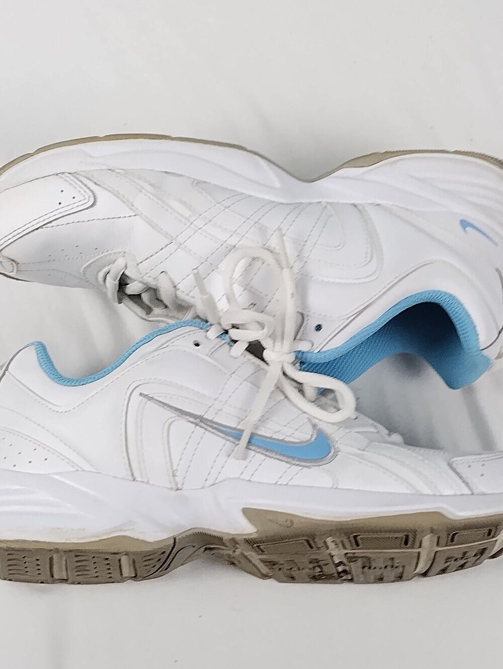 Nike Womens Size 8.5 T Lite VIII 386508-141 White Running Shoes Sneakers Workout - Picture 12 of 13